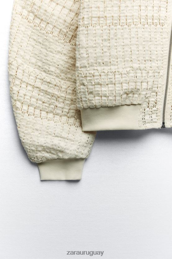 Zara bombardero rústico mujer H6RHL257 crudo ropa