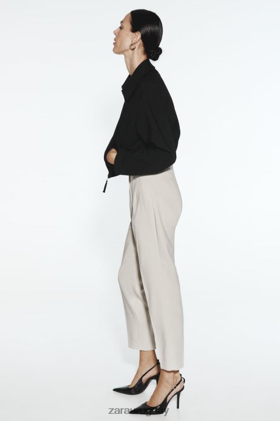 Zara chaqueta bomber estilo camisa mujer H6RHL244 negro ropa