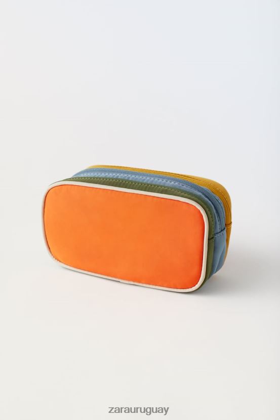 Zara bolsa acolchada multicolor niños H6RHL21557 naranja accesorios