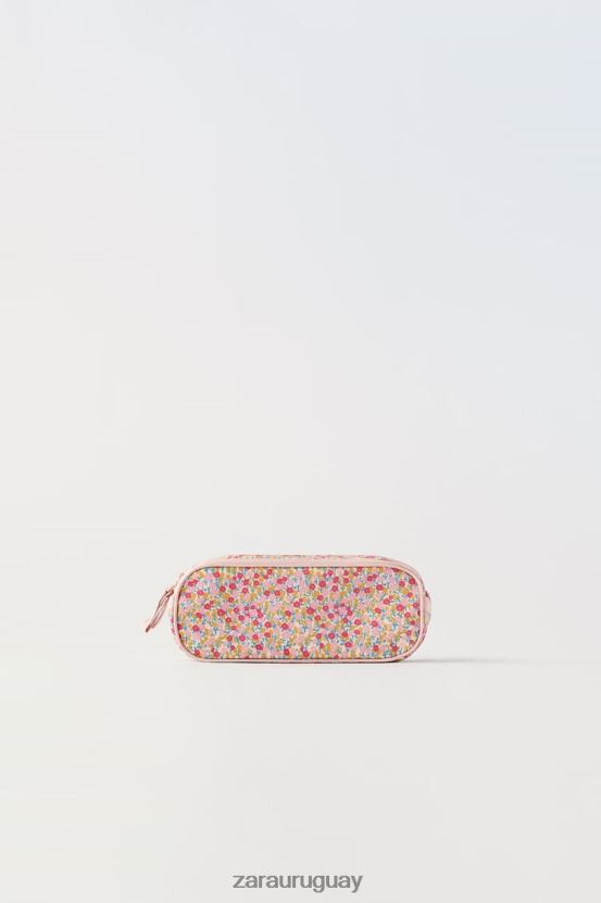 Zara bolsa floral niños H6RHL21569 rosa accesorios