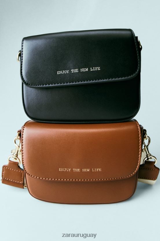 Zara bolso bandolera básico niños H6RHL21538 negro accesorios