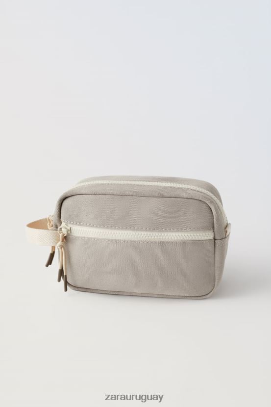 Zara neceser retro niños H6RHL21544 marrón arena accesorios