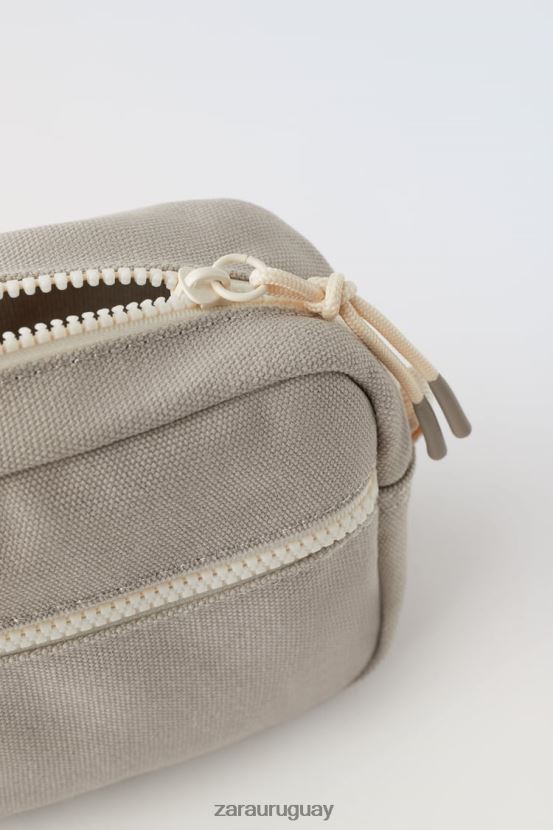 Zara neceser retro niños H6RHL21544 marrón arena accesorios