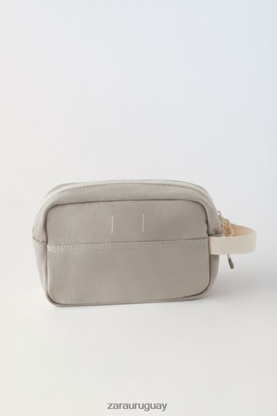 Zara neceser retro niños H6RHL21544 marrón arena accesorios