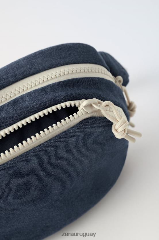 Zara riñonera vaquera niños H6RHL21534 azul denim accesorios