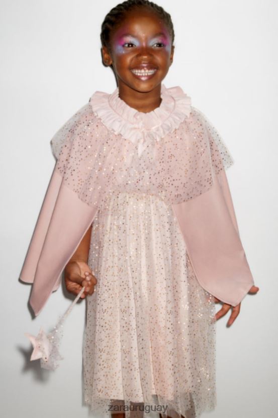 Zara disfraz de princesa de tul niños H6RHL21621 rosa ropa