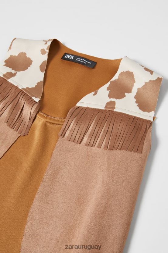 Zara disfraz de vaquero niños H6RHL21614 marrón ropa