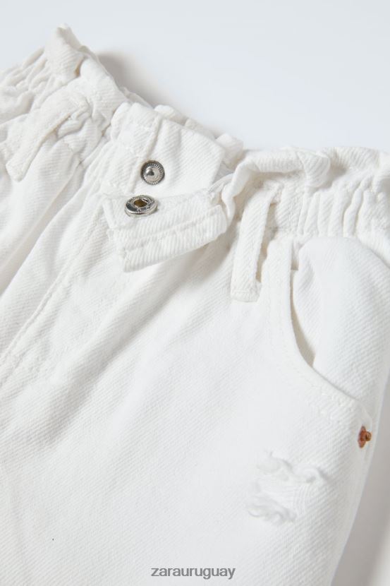 Zara los vaqueros auténticos niños H6RHL21619 blanco ropa