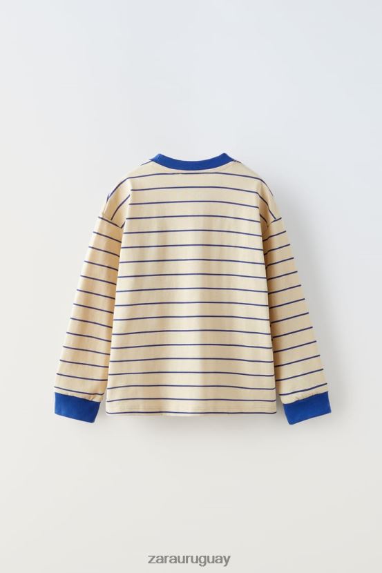 Zara camiseta java jacobs niños H6RHL21515 a rayas ropa