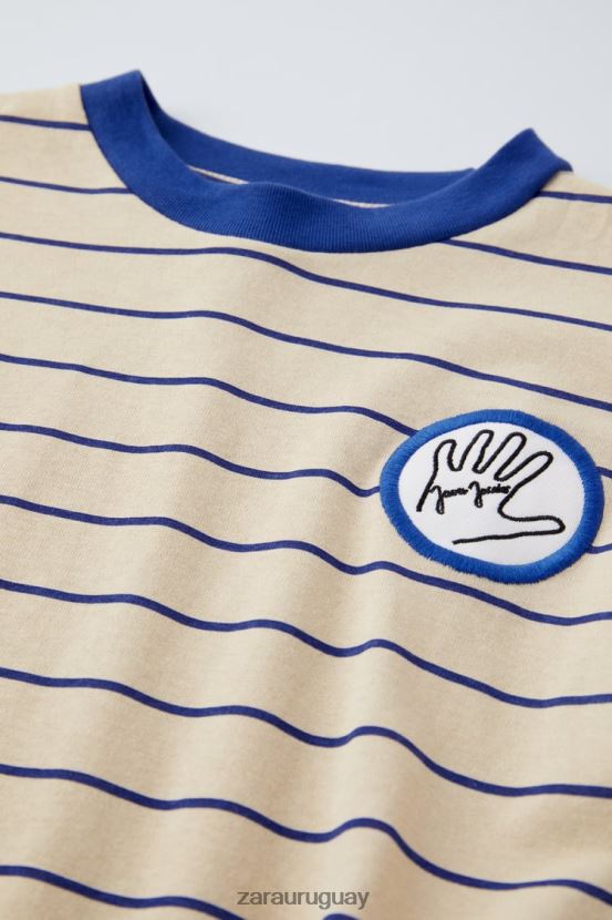 Zara camiseta java jacobs niños H6RHL21515 a rayas ropa