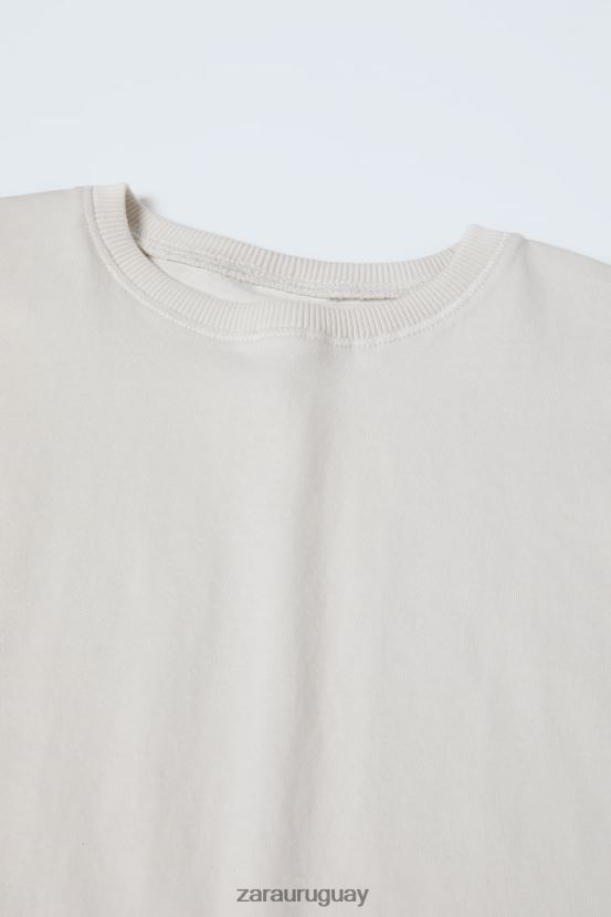Zara camiseta simple niños H6RHL21572 piedra ropa