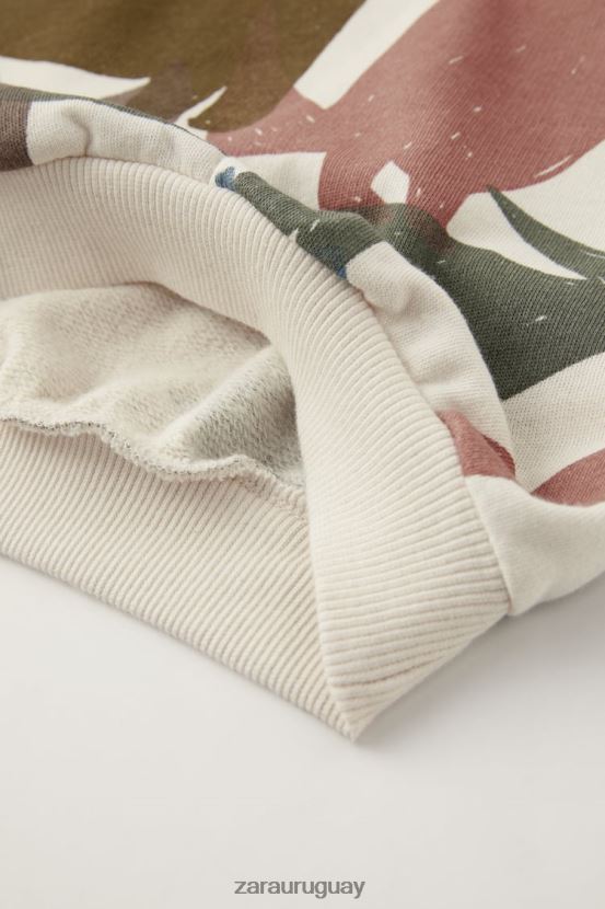 Zara conjunto de dinosaurios niños H6RHL21549 crudo ropa