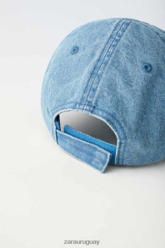 Zara gorra de mezclilla niños H6RHL21532 azul ropa