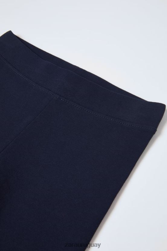Zara pantalones cortos de bicicleta básicos niños H6RHL21535 Azul marino ropa
