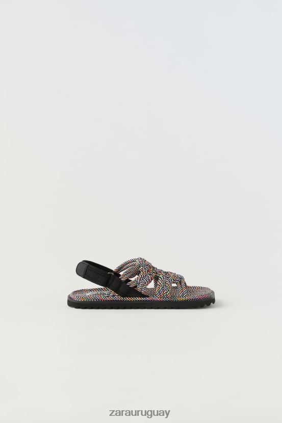 Zara sandalias con cordones niños H6RHL21603 multicolor calzado
